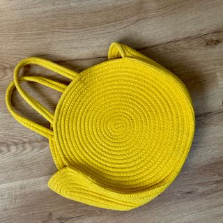 Bolso Capazo Redondo Amarillo Stradivarius