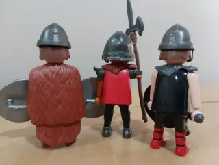 Lote 3 Playmobil Guerreros Bárbaros