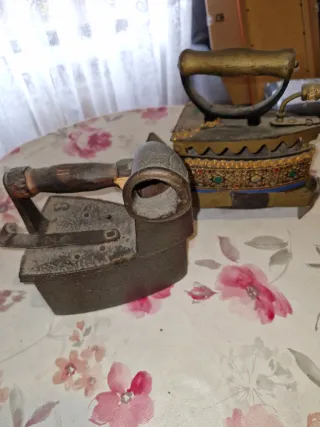 Planchas antiguas de hierro