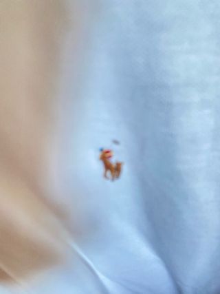 Camisa Polo Ralph Lauren blanca impecable talla 14