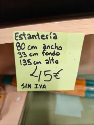 Estantería baja