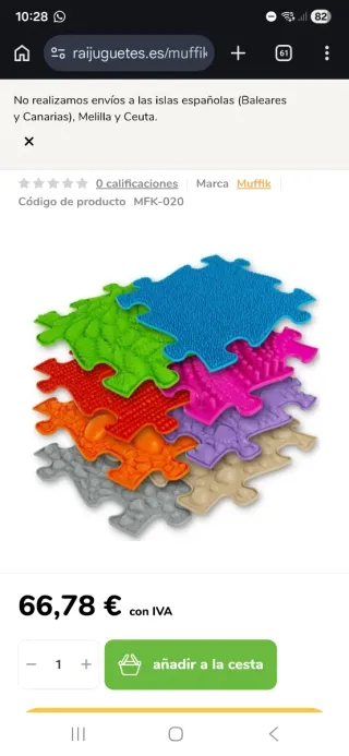 Puzzles Sensoriales Muffik