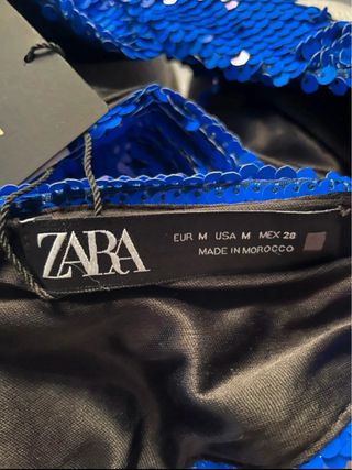 Vestido ZARA azul
