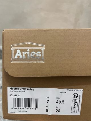 Puma Mostro x Aries Mahogany-Teak