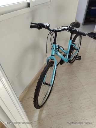 Bicicleta azul