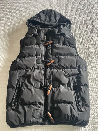 Chaleco GX3 Negro con Capucha