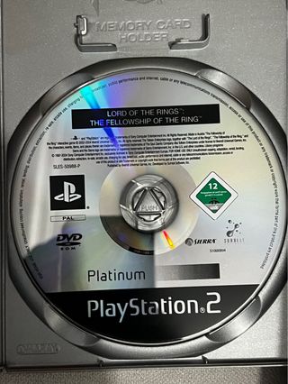 El Señor de los Anillos La Comunidad del AnilloPS2