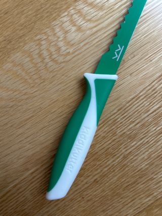Cuchillo infantil Kiddikutter verde