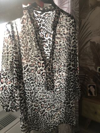 Camicetta leopardata leggera nuova tg 50