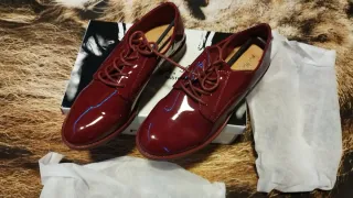 Zapatos PASTOR charol rojo talla 35