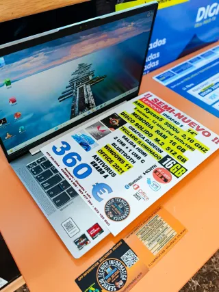 Lenovo Ideapad 5 Ryzen5 5500u 16GB RAM