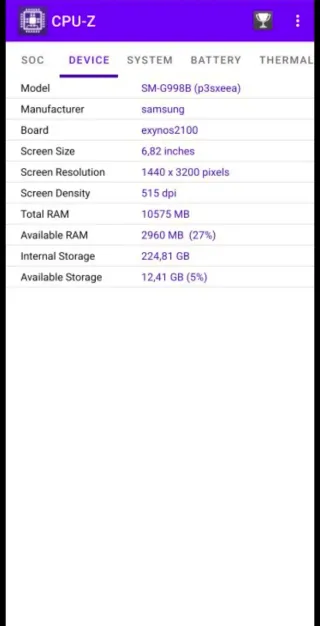 Samsung Galaxy S21 Ultra 256GB Nero