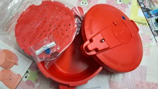 Pentola microonde Prestige rossa