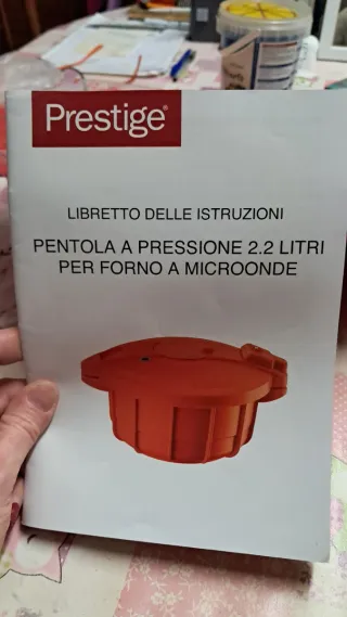 Pentola microonde Prestige rossa