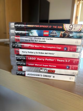 Pack 8 Juegos PS3: Need for Speed, LEGO, Harry Pot
