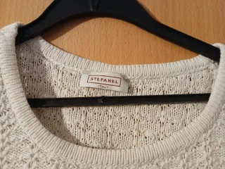 Chaleco blanco tejido