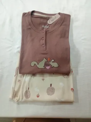 Pigiama Infiore donna caldo cotone L