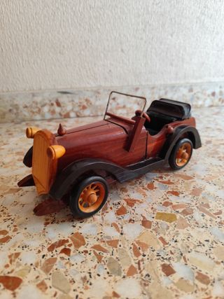 Coche Antiguo Decorativo Madera