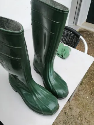 Botas de agua verdes