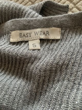 Jersey Easy Wear Plata Talla S