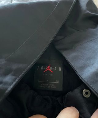 Pantalón Nike Jordan Negro Cargo Malla