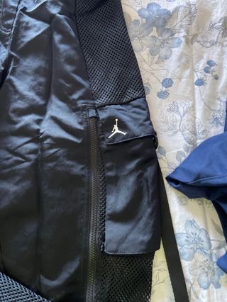 Pantalón Nike Jordan Negro Cargo Malla