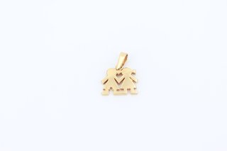 Colgante niños de oro 18k, 1,58gr. Ref. G-944.