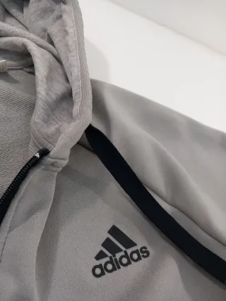Sudadera Adidas Gris Vintage