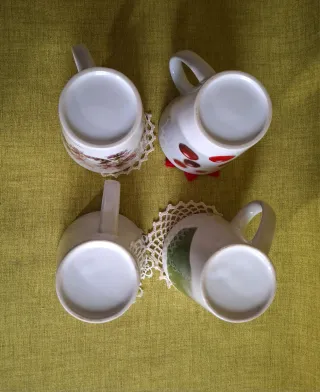 Set 4 tazze mug colazione