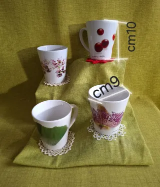 Set 4 tazze mug colazione