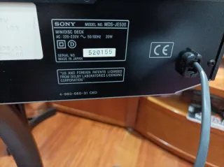 Minidisc Sony MDS-JE500