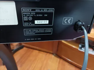 Minidisc Sony MDS-JE500