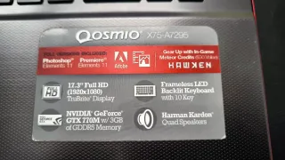 Portátil Gaming Toshiba Qosmio X75