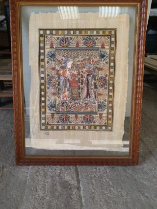 Papiro Egipcio Marco Marrón