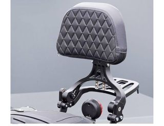 Respaldo y portaequipajes plegable moto