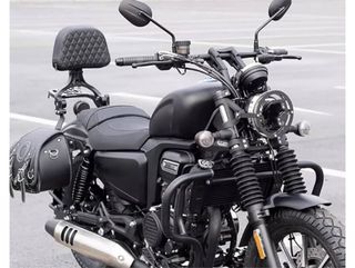 Respaldo y portaequipajes plegable moto