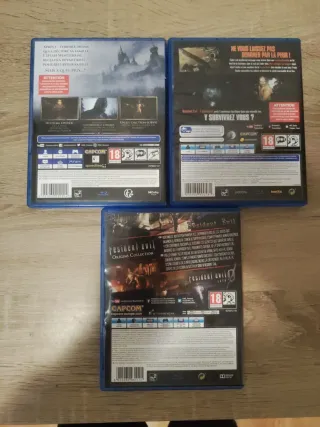 Lote 3 Juegos Resident Evil PS4