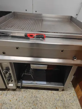 Lote Hostelería Plancha y freidora doble
