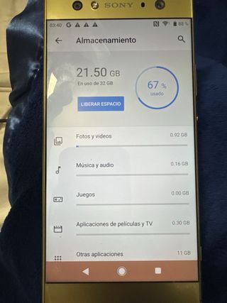 Sony Xperia XA2 Ultra Dorato