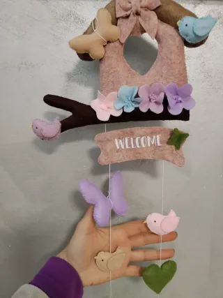 Fuori porta primavera in feltro