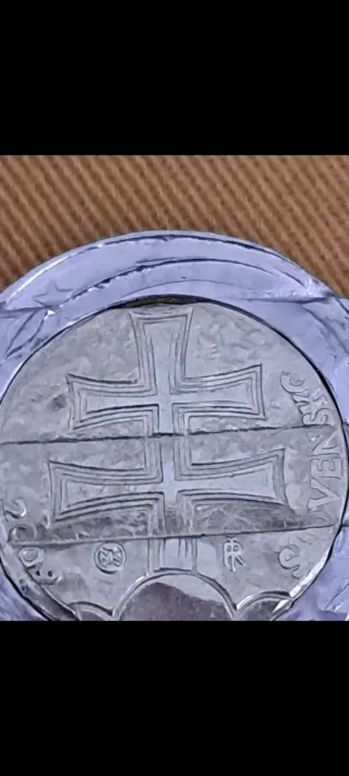 Euro con difetti di conio evidenti raro! Slovenia