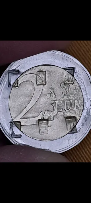 Euro con difetti di conio evidenti raro! Slovenia