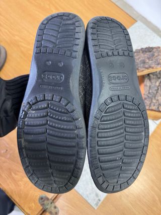 Mocassini uomo Crocs neri/grigi