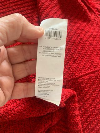 Chaqueta Sfera Roja nueva