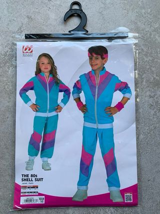 Chándal Táctel Retro Años 80 Talla 140