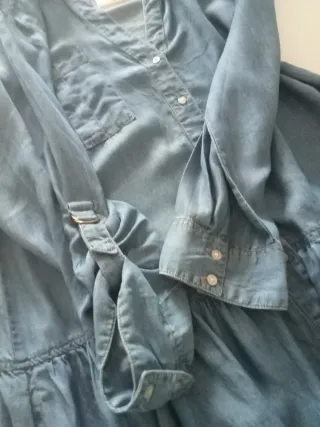 Vestido Sfera Vaquero Seda Talla L