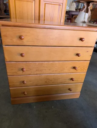 Dormitorio completo madera