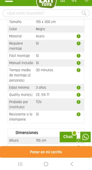 Red multideporte 3m de ancho regulable en altura.