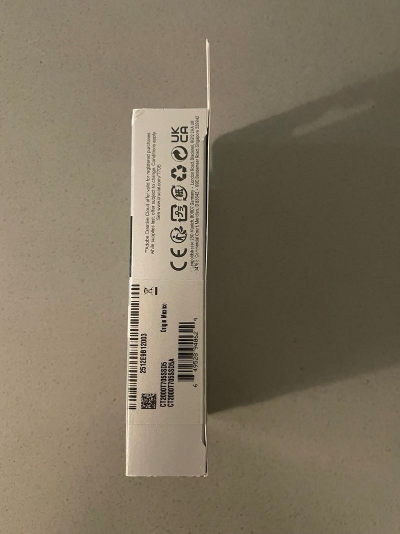 Crucial T705 SSD 2TB Gen5 Edición Limitada afbeelding 5