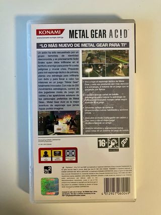 Metal Gear Solid Ac!d PSP Konami